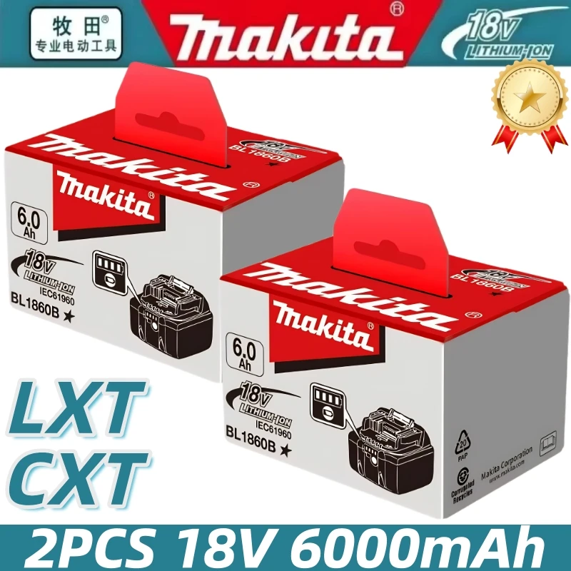 

Batterie Makita 18V 6Ah, Replacement for Makita 18V Battery, Lithium-Ion Technology for Long Runtime