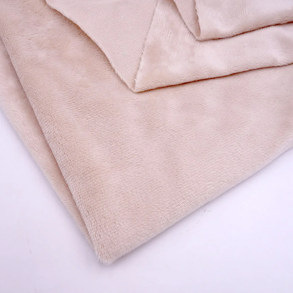 160 CM/63 Inch Brede Minky Stof Super Zachte Pluche Stof Poppen Stof En Zachte Flanel Stof Voor DIY Speelgoed, Verkopen Per Meter