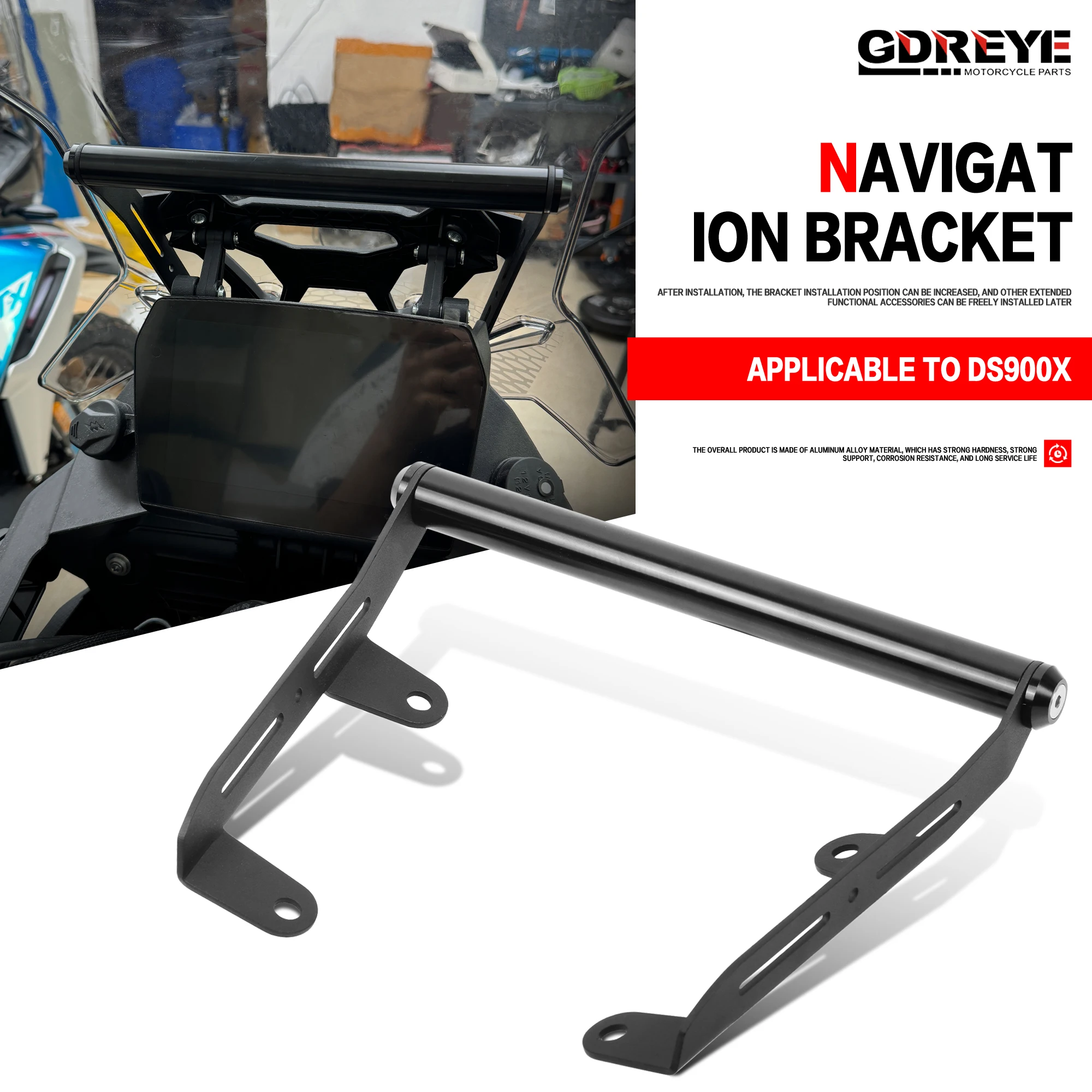 

Кронштейн для крепления GPS-навигации для мобильного телефона, монтажный держатель для Nav, удлинитель, поддержка VOGE DS900X DSX900 Valico 900 DSX