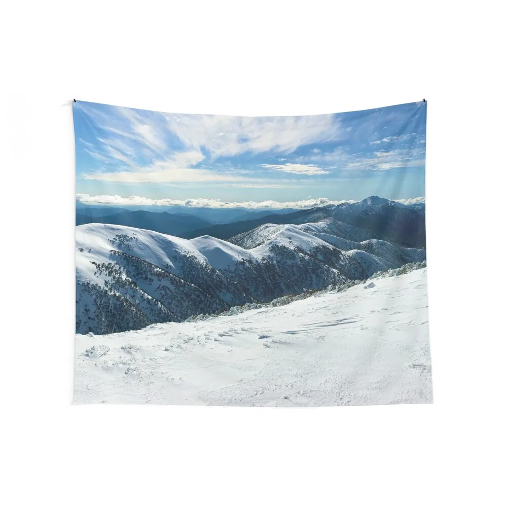

The Razorback to Mt Feathertop, Mt Hotham Tapestry Room Decorations Aesthetic Bed Room Decoration Tapestry