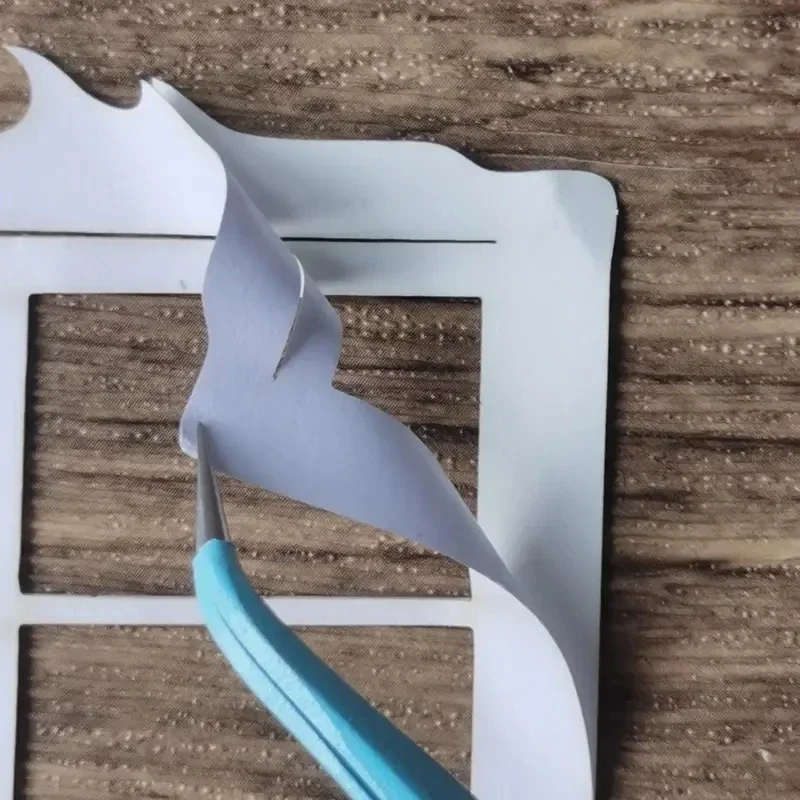 10 أوراق هيكل عظمي للباب والنافذة ملصقات هيكل عظمي نافذة كولاج كتيب مواد ديكور لوازم المواد اليدوية ذاتية الصنع