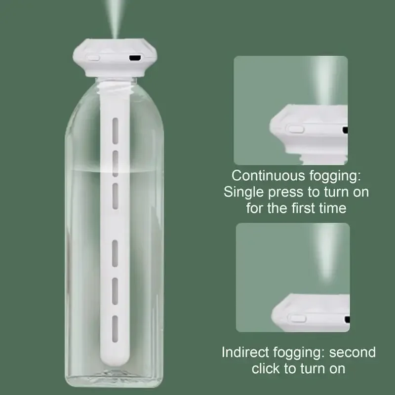 For Home Office TravelQuiet USB Air Humidifier Aromatherapy Diffuser Portable Spray Cool Mist Purifier without Water Container