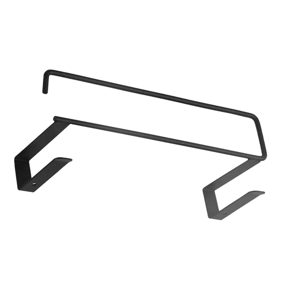 Porte-serviettes en papier mural, étagère de cuisine sous-meuble, support de rangement en fer, organisateur en forme de U, blanc, gain de place