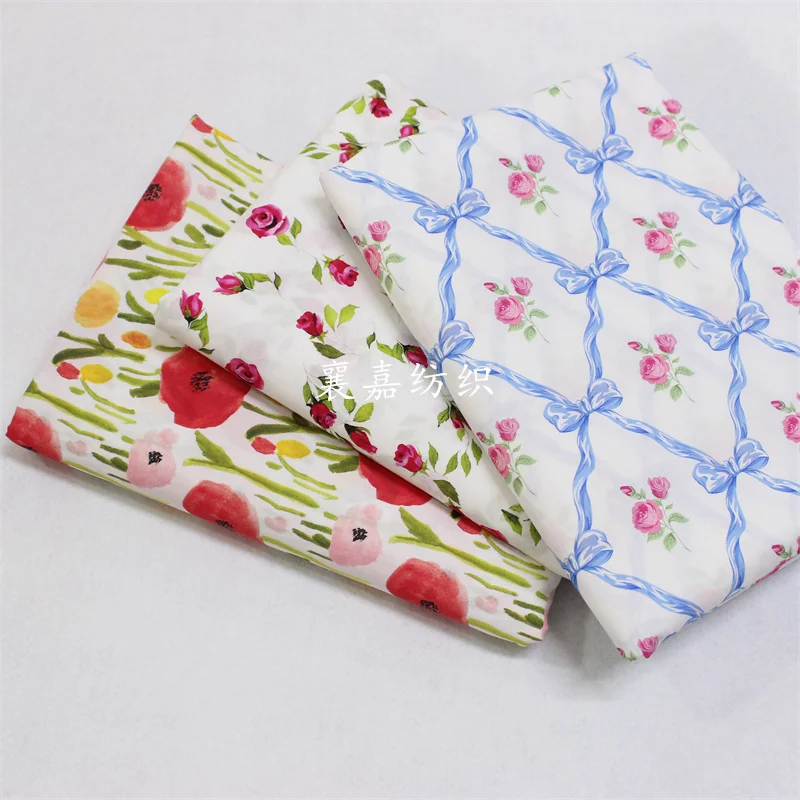 140x50cm Cotton Plain Sewing Cloth Digital Reactive Printing Spring and Summer Clothing Bedding Shell Fabric