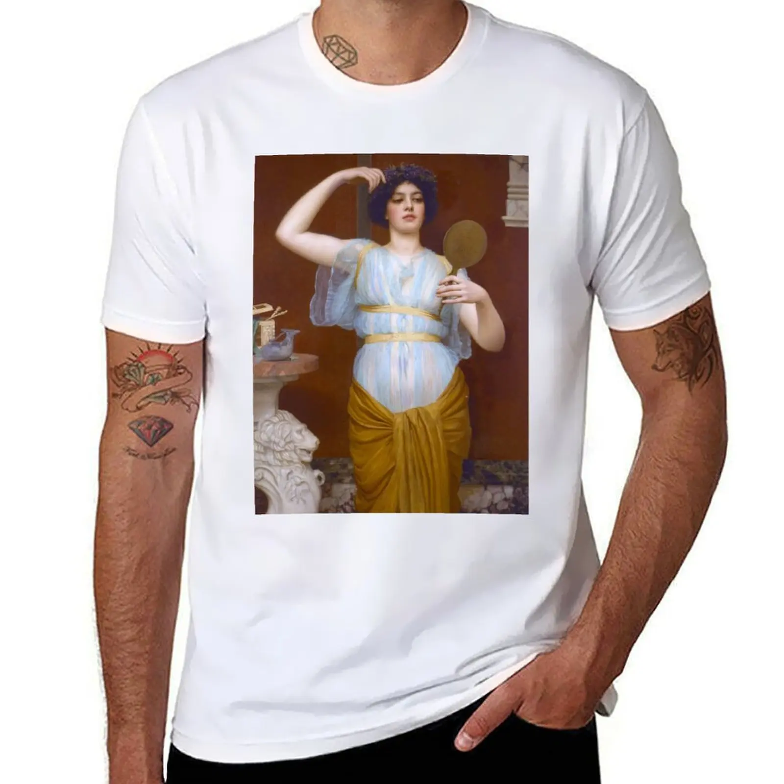 

Lone, circa 1893 and 1900, John William Godward. T-Shirt man t shirts for men printed t shirts for man T-Shirt