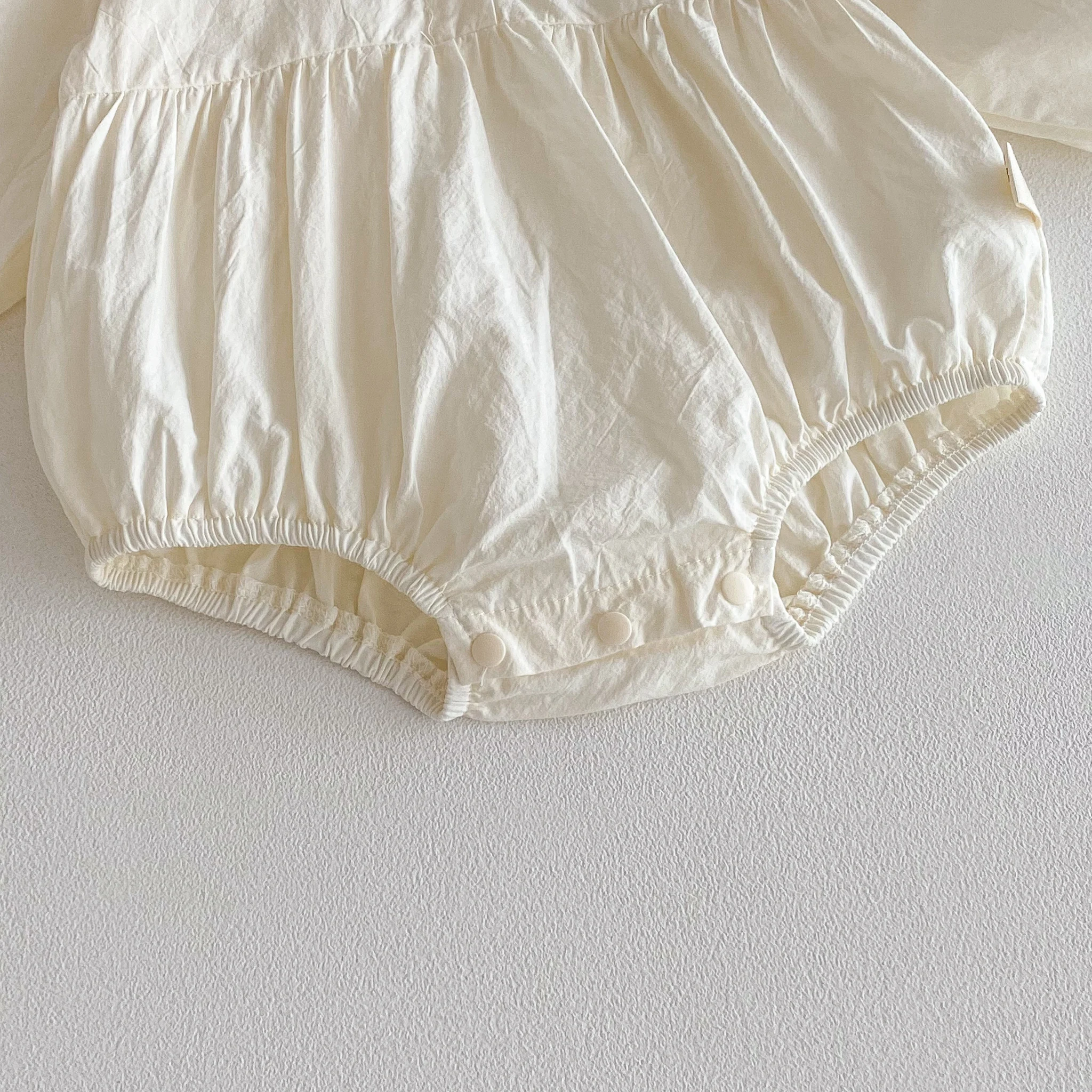 Frühlings- und Herbst-Baby-Einteiler, Stilvolles Windelkleid für Mädchen, Prinzessinnen-Set, Krabbelanzug-Set – Detail 10