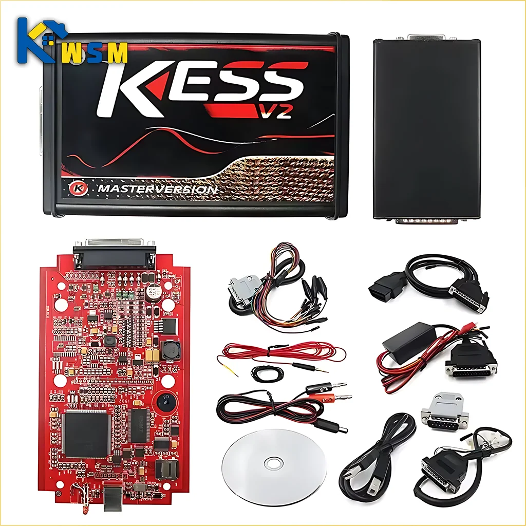 Комплект настройки чипа ЭБУ для Kess V5.017 Online V2 v2.80, автомобильный аксессуар