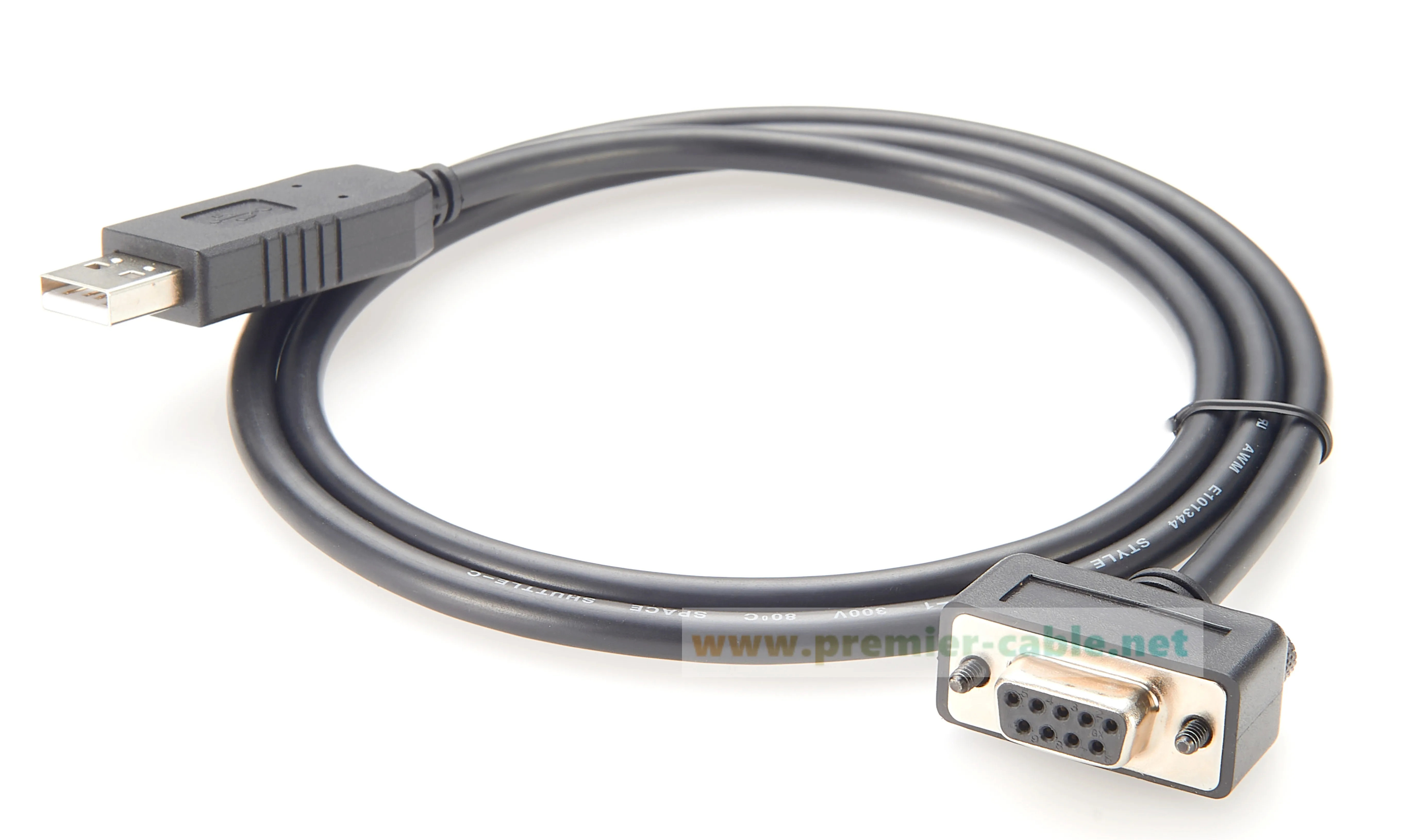 USB-auf-RS232-Seriellkabel mit niedrigem Profil, DB9-schlankes serielles RS232-DB9-Buchse-Adapterkabel mit FTDI-Chip, USB-auf-COM-Port-Kabel – Detail 6