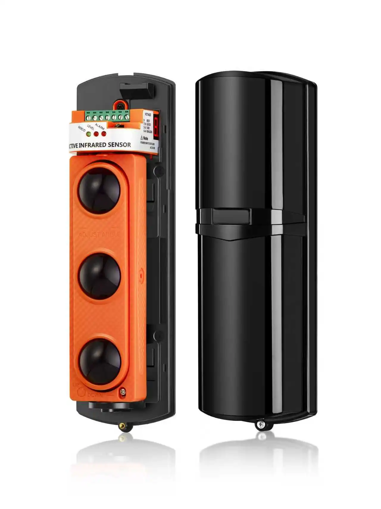 3 Beams Active Infrared Detector Sensor Security Sensors Perimeter Alert System for Home