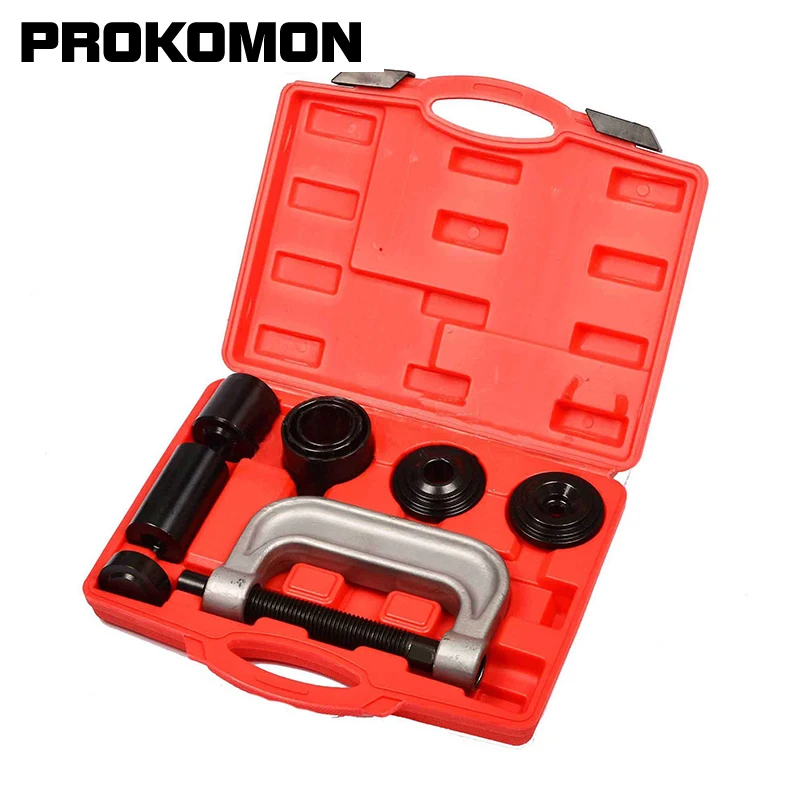 4-in-1 Ball Joint Service Tool Kit C Frame Press 2WD&4WD Vehicles Truck Brake Anchor Pin Remover Installer