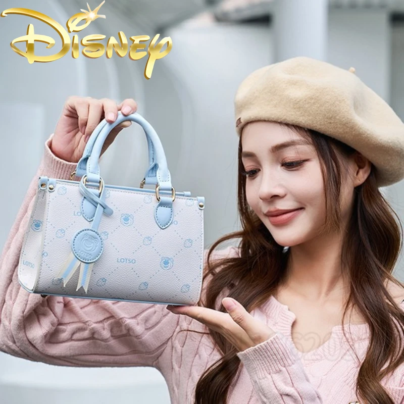 Disney Strawberry Bear New Mini Handbag Luxury Brand Original Women's Mini Shoulder Bag Fashionable Shoulder Crossbody Bag