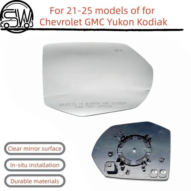 Rear view mirrors and blind spot detection features For Chevrolet GMC Yukon Denali 21-25 models.