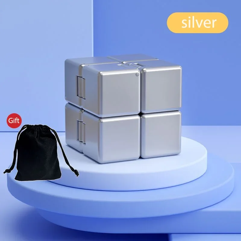 SENGSO Infinity Cube Fidget Cube Nuova versione Fidget Finger Toys per alleviare lo stress e l'ansia/ADHD Regali sensoriali ultra durevoli
