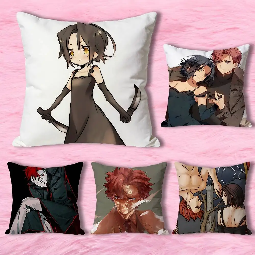 

B-Baccanos-S Comics Various Sizes Square Pillow Case For Car Home Bedchamber Decor Custom Valentine gift