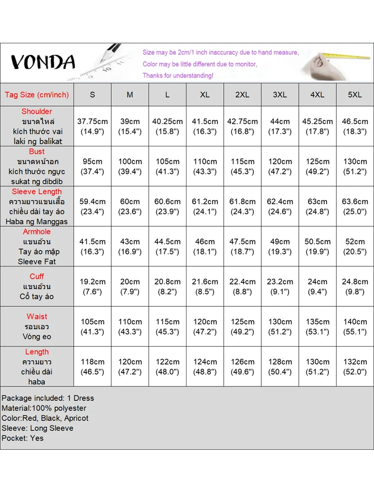 Plus size 5xl vonda boêmio feminino bolinhas vestido longo feminino manga longa lanterna impressão festa robe com cinto casual solto vestido