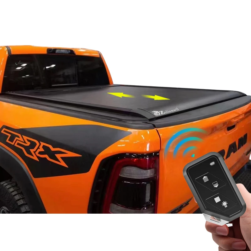 

Zolionwil Easy to Install Electric Pickup Cover Tonneau Roller Shutter Cover Bed Truck for RAM 5.8FT