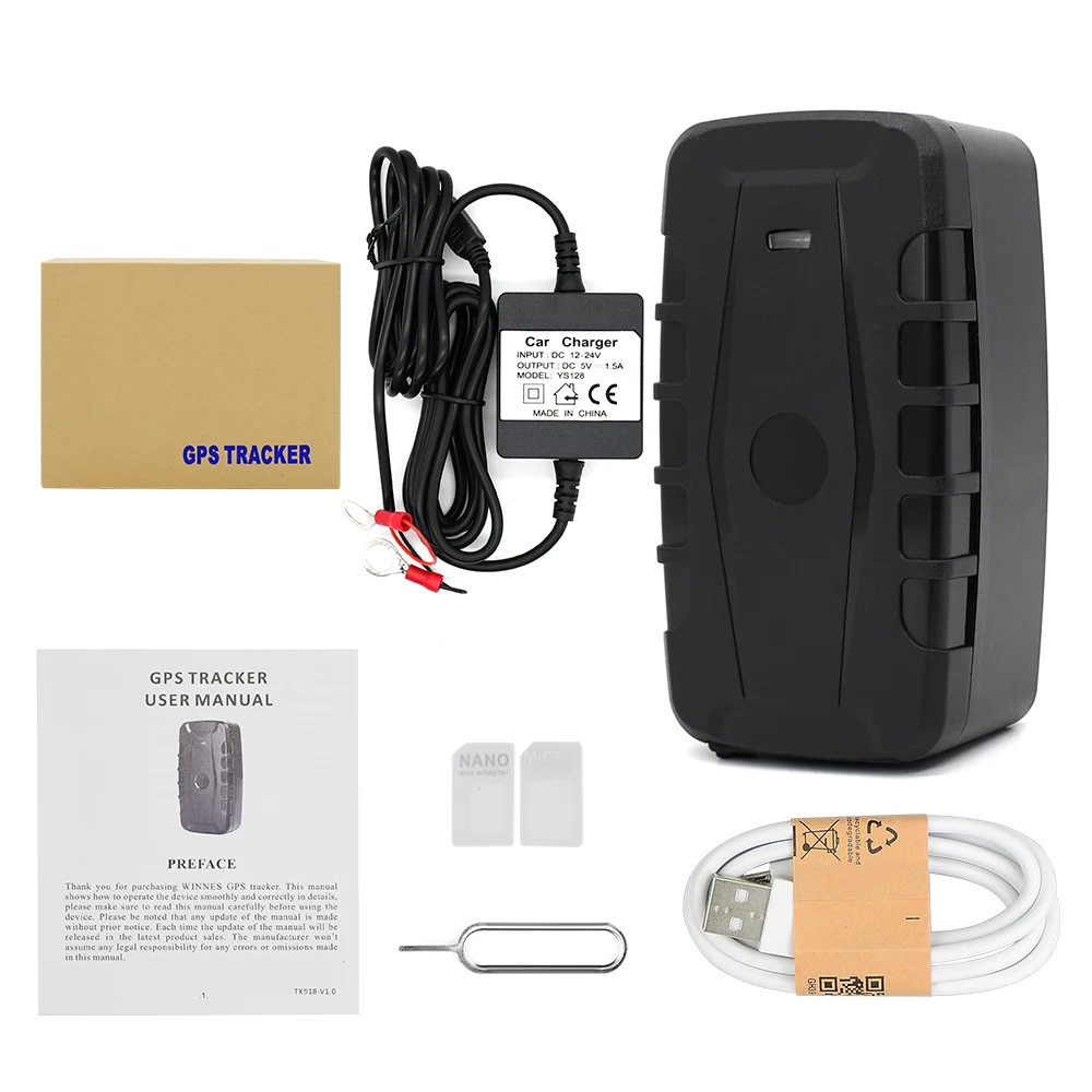 

TK918 GPS Tracker Car Long Standby Time GPS Locator Waterproof GPS Tracker Auto Magnet Voice Monitor Free Web APP PK TK905 TK915