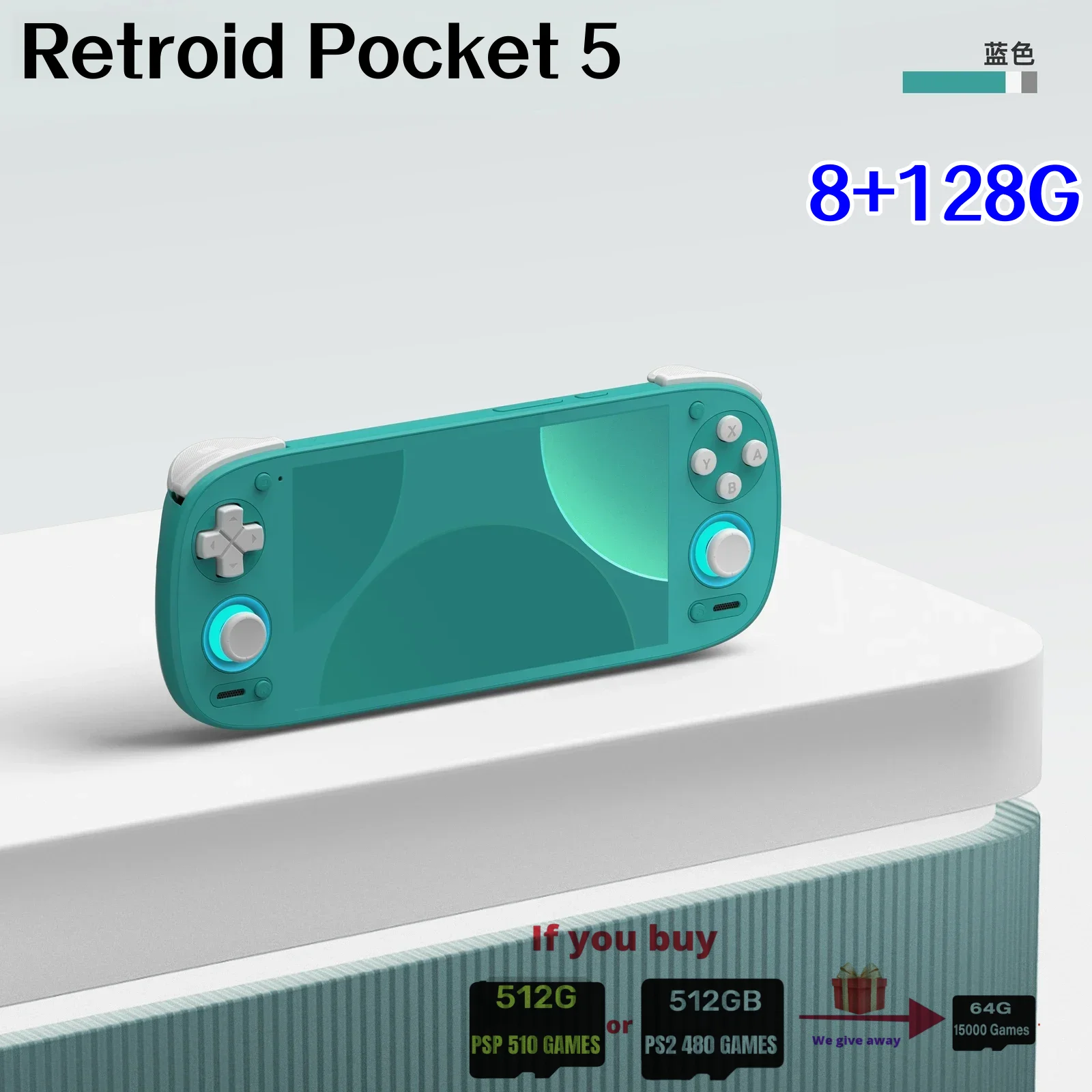 Retroid Pocket 5 RP5 Retro Handheld Video Game Console Video
