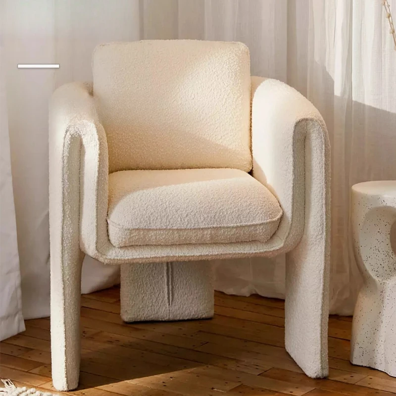 

Nordic Leisure Sofa Minimalist Living Room Single Sofa Light Luxury Modern Simple Harp Chair