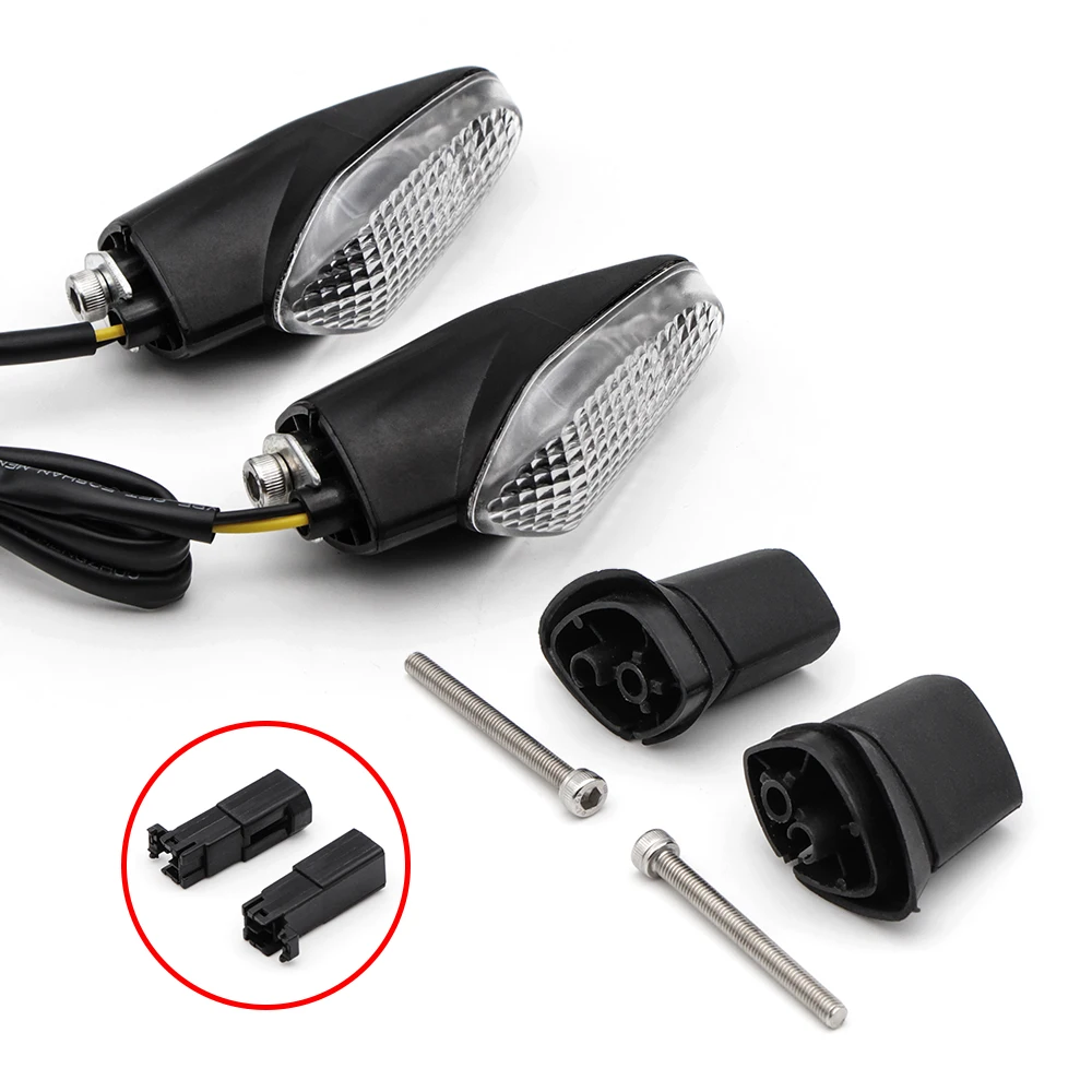 

For Ducati Xdiavel S Dark Black Star Streetflghter V4 V4s LED 2 Wires Turn Signal Light Indicator Front Rear Blinker Light