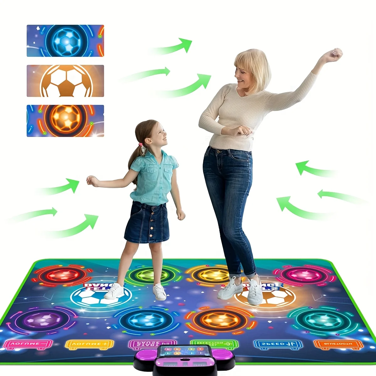 

Танцевальный коврик для детей, электронная танцевальная игра для детей, регулируемая громкость, подарок на Рождество/фестиваль/день рождения для детей