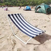 Outdoor Lounge Chair Portable Nap Chair Camping Beach Sunbathing Leisure Chair Convenient Storage With Storage Bag Included