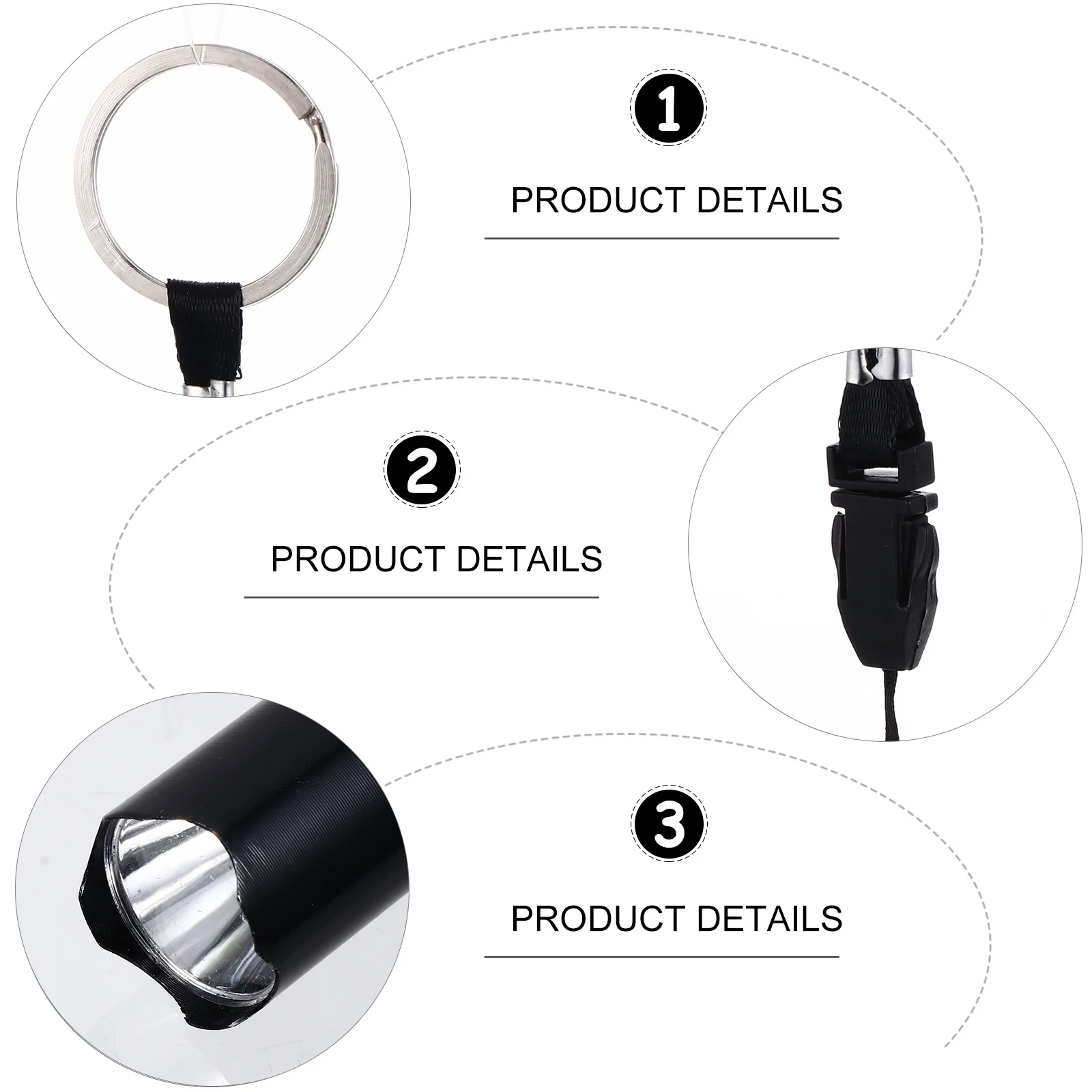 

2Pcs LED Flashlight Portable Mini Aluminium Alloy Outdoor Flashlight Small Lightweight Torch for Camping Hiking Fishing