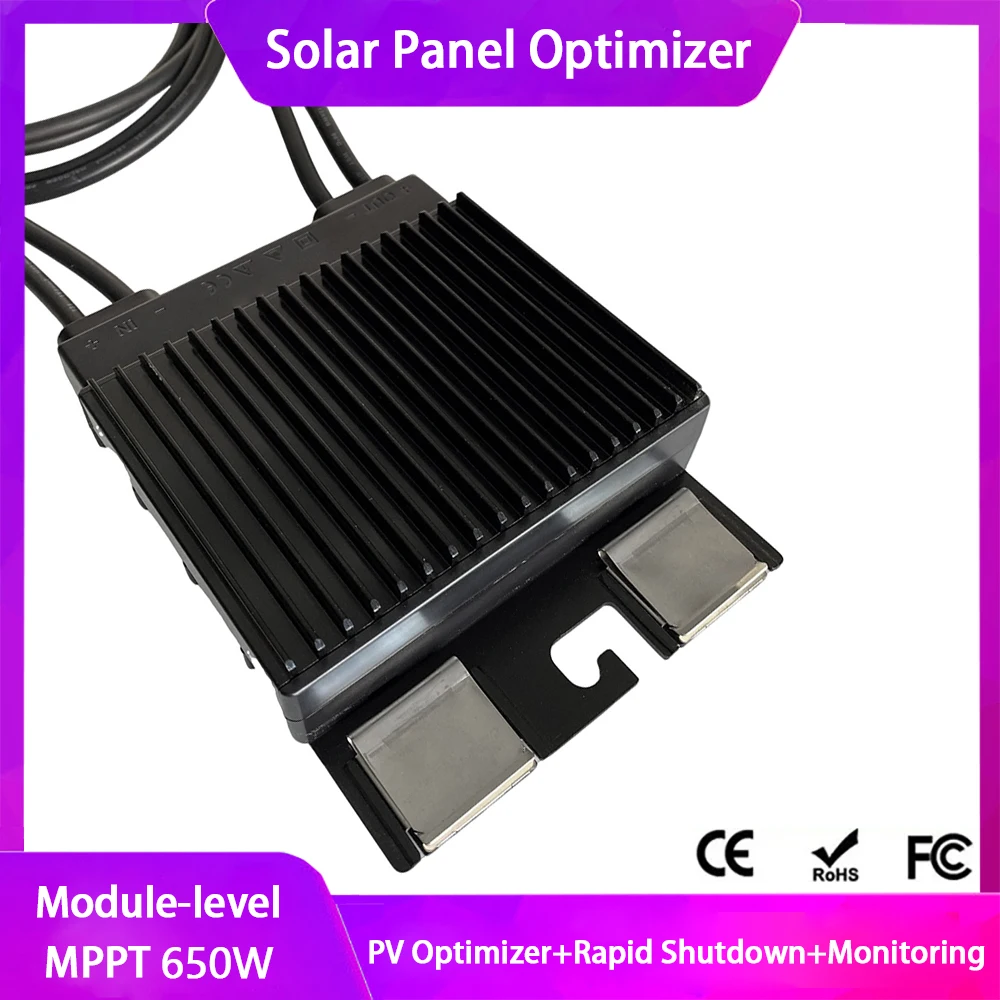 MPPT Power Optimizer 650W Power Optimizer Embedded module level PV function New solar optimizer 650W Optimizer