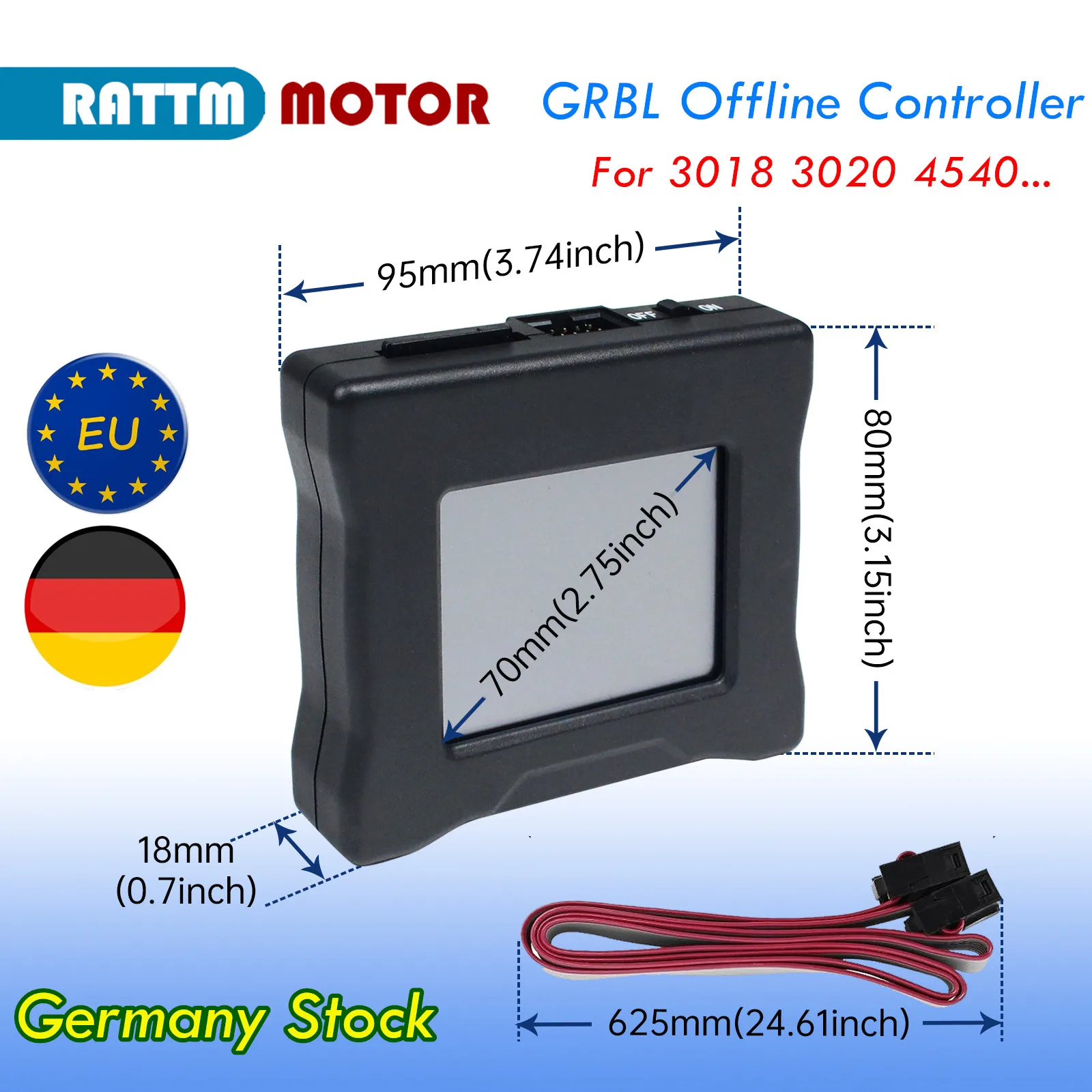 

GRBL CNC Offline Controller 28inch Touchscreen ESP 32bits LCD Display With Wifi For 3018/3020 4540 Laser Router Milling Machine