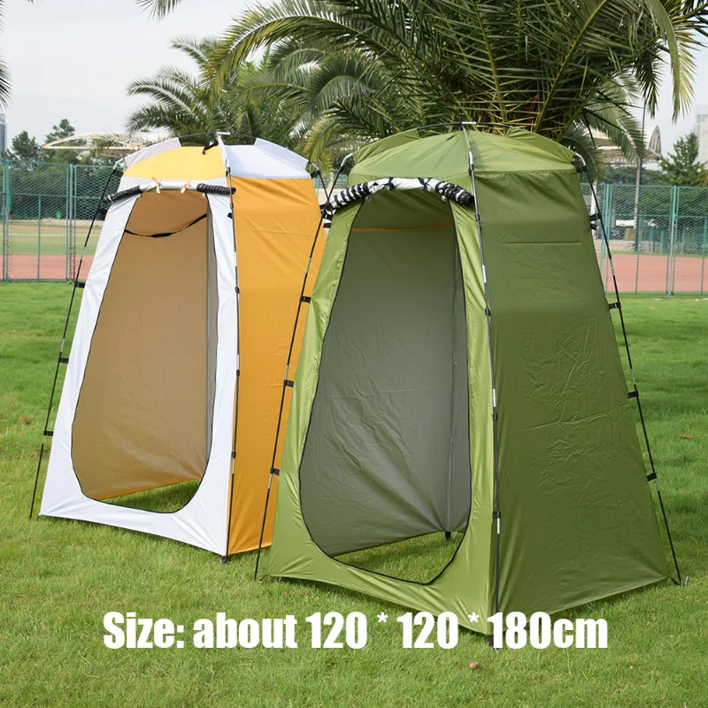 

Outdoor Portable Shower Tents Camping Changing Fitting Room Waterproof Anti-UV Summer Beach Privacy Toilet Shelter Tent