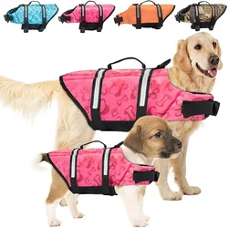 Summer Dog Life Vest Shark Pet Life Vest Jacket Dog Clothes Dog Safety Swimwear Safety Swimming Suit For Small Medium Large Dog