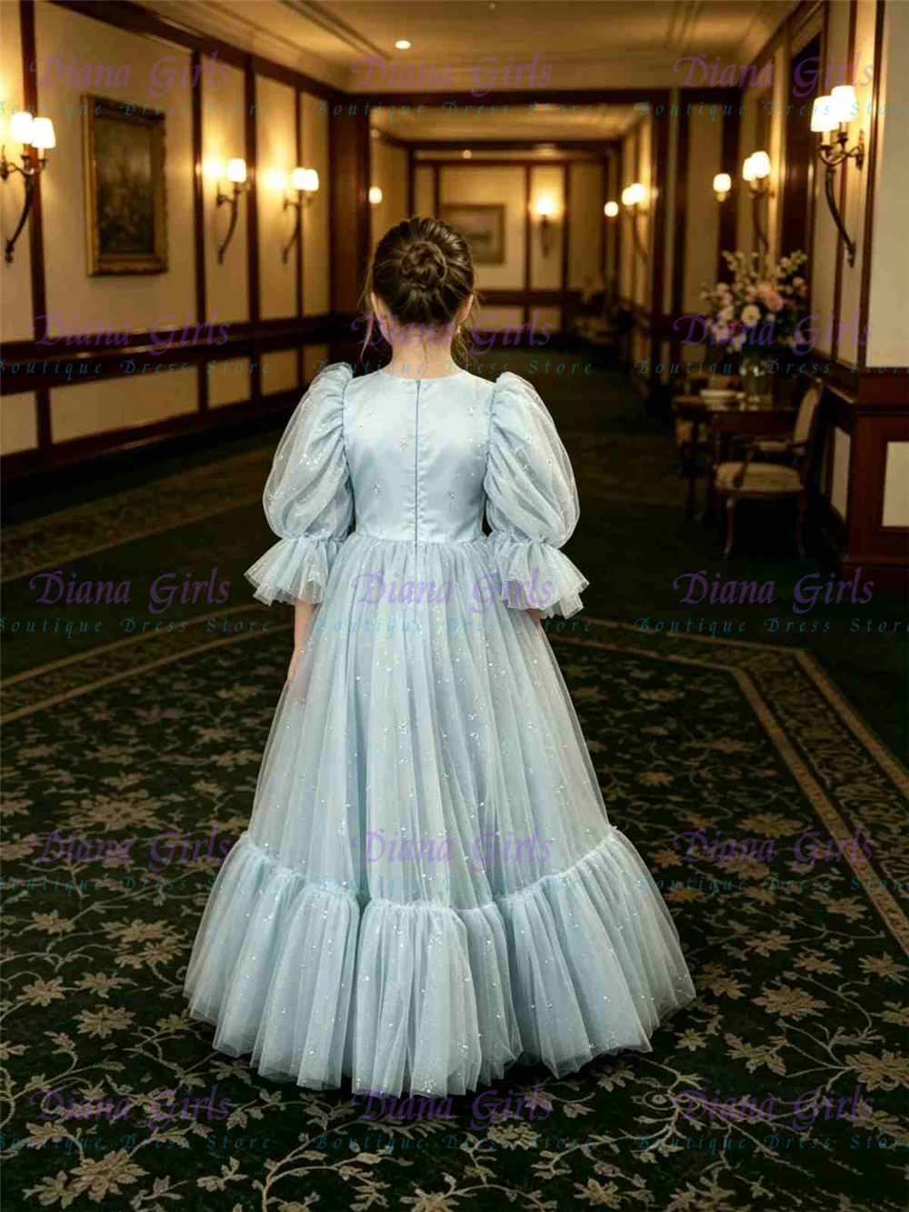 فستان جديد أنيق للفتيات الصغير - مراجعة Toddler Girl Tulle Party Dress وسعره