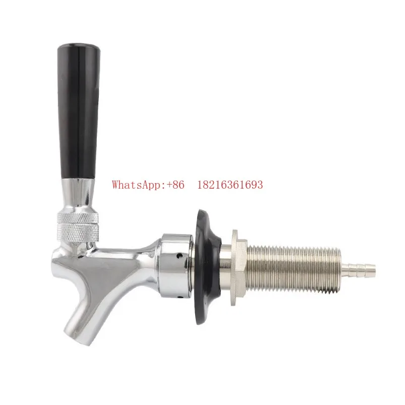 

Латунный нерегулируемый кран для пивной кеги 62мм/100мм/127мм, американский стандарт 1/4, аксессуары для пивных аппаратов, кран для розлива пива