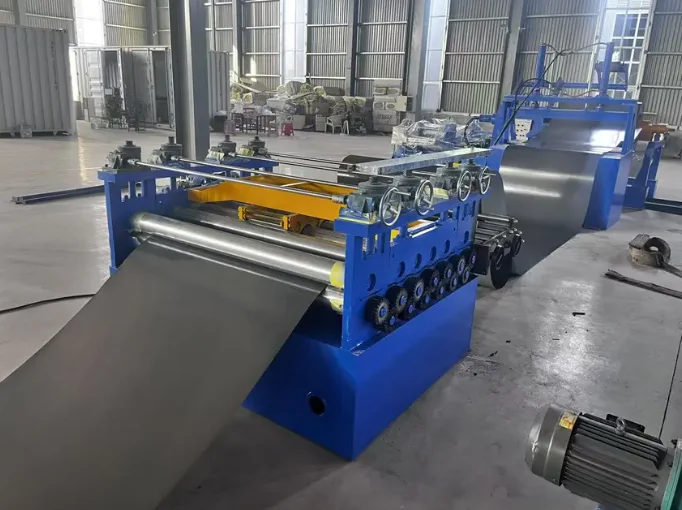 Saudi Arabia Wholesale Price Trapezoidal Blanks Cut To Length Line Stainless Galvanized Sheet Metal Slitting Production Line