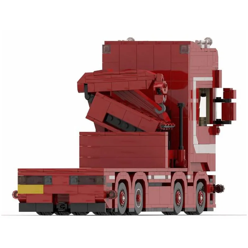 Engineering Vehicle Model Moc Building Brick Modular 620 With Truck Crane Technology Blocks Christmas DIY Toy Construction Gift
