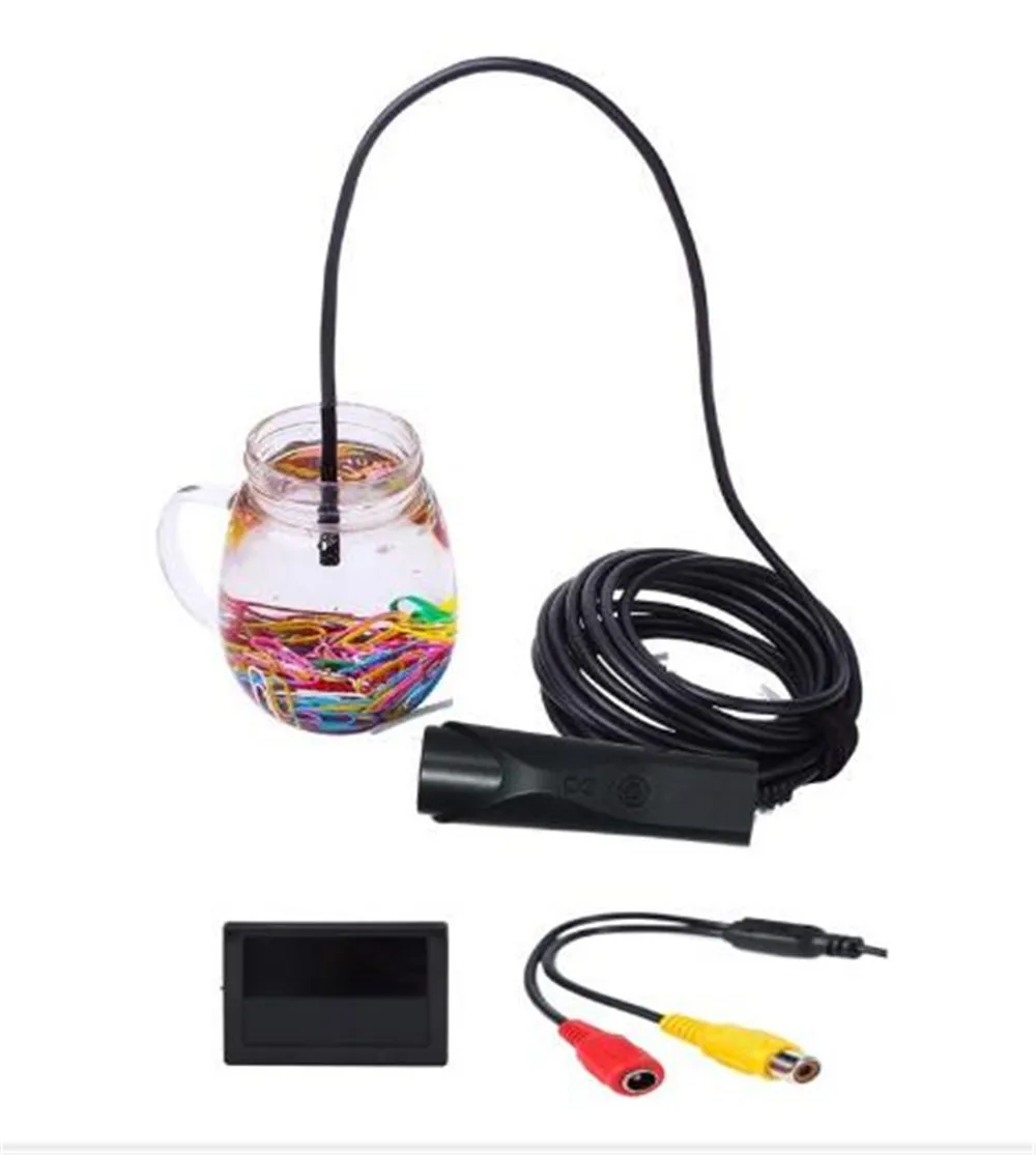 

4.3inch 5.5MM AV Handheld Endoscope Water-proof IP66 CMOS Borescope Video TVL Microscope Camera For PCB Repairing Check