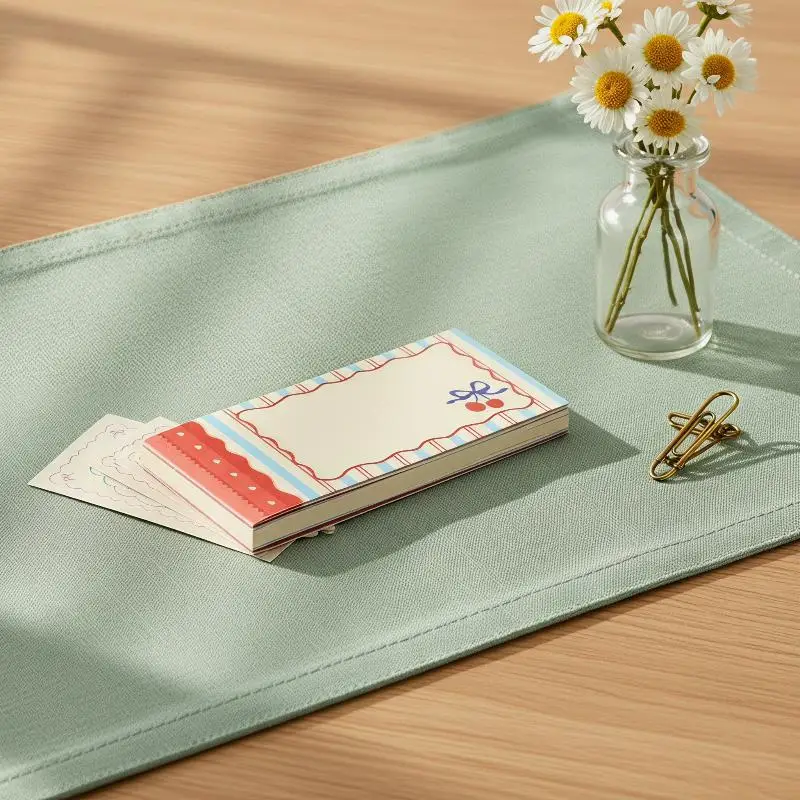 30Pcs Vintage Border Note Stickers Matte Finish DIY Decor for Handmade Scrapbook Album Journal Planner