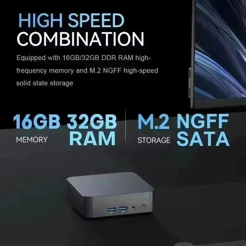 Mini PC 8950HK i9 Core Intel 2026 8GB 16GB RAM, 1TB/2TB Storage, 4K, WiFi6, USB, Portable Gaming Desktop Computer - view 3