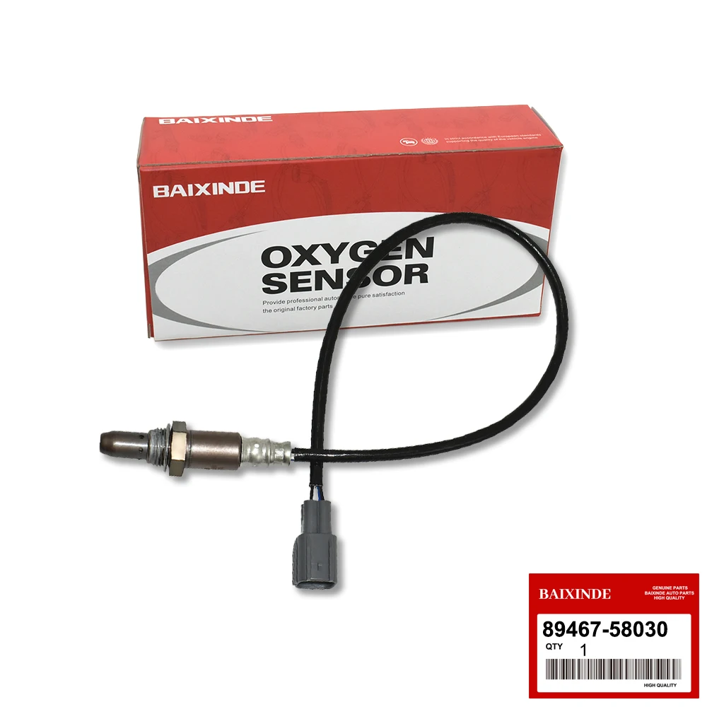 Black Oxygen Sensor 89467-58030 8946758030 For Toyota Rav4 ACA3 Alphard Vellfire ANH2 1AZFE 2AZFE