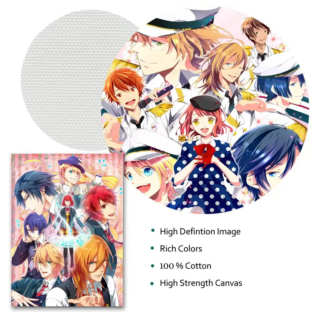 لعبة Uta No Prince Sama اللوحة الخط HD حائط لوح رسم ديكور فني للمنزل مكتب غرفة المعيشة غرفة نوم هدية