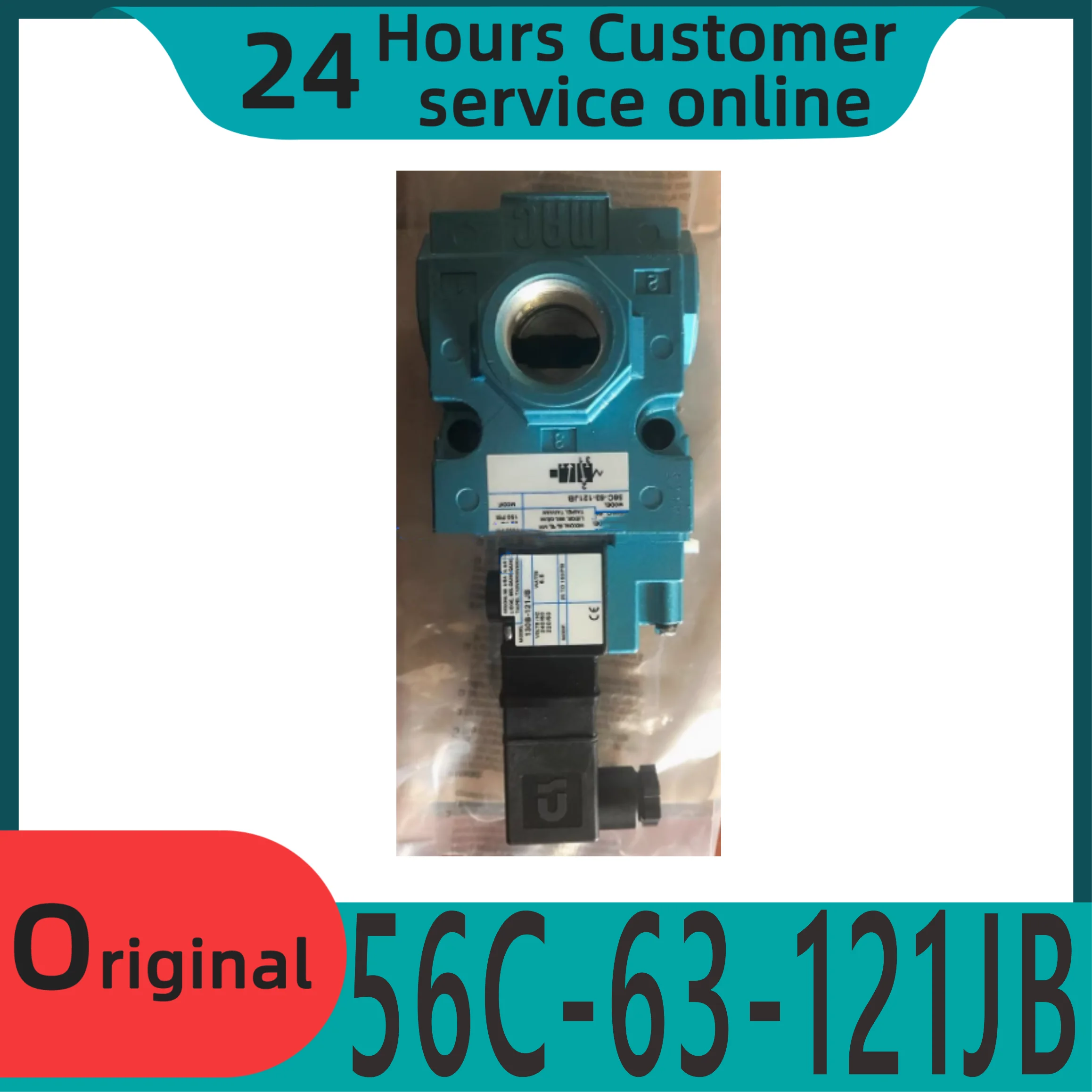 

Brand new original solenoid valve 56C-63-121JB 76 18 111 cement industry air cannon
