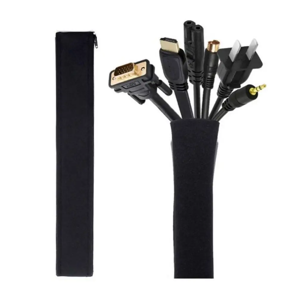 

Neoprene Computer 50cm Cable Wire Protector Cable Management Sleeve Cable Storage Cover Network Cable Organizer Cable Wrapper