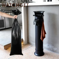 watchget Espresso Knock Box Garbage Bag Commercial Floor Standing Espresso Dump Bin Large Garbage Bags Coffee Shop Accessories