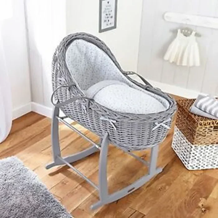 Newborn Moses Basket/moses Basket Rocking/moses Basket Bassinet Modern Automatic Rocking Baby Bed Crib Free Shipping Doll Crib