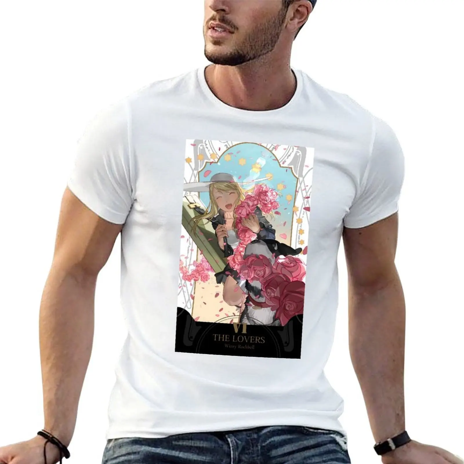

Fullmetal Alchemist Brotherhood - Winry Rockbell T-Shirt graphic t shirts for man man graphic t shirt t shirt man cotton T-shirt