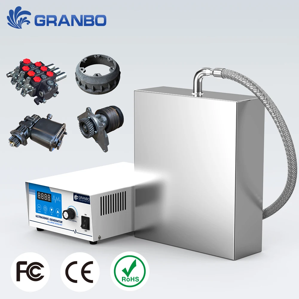 Industrial Ultrasonic Cleaning System SUS304 SUS316 Plate High Power 28kHz 40kHz Ultrasound Bath For Metal Parts Cavitation