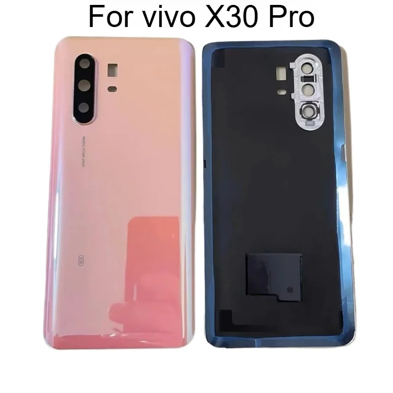 New Back Glass For vivo X30 Pro Back Cover Rear Case Back Housing Door Replacement Parts For vivo X30 Pro Battery Cover