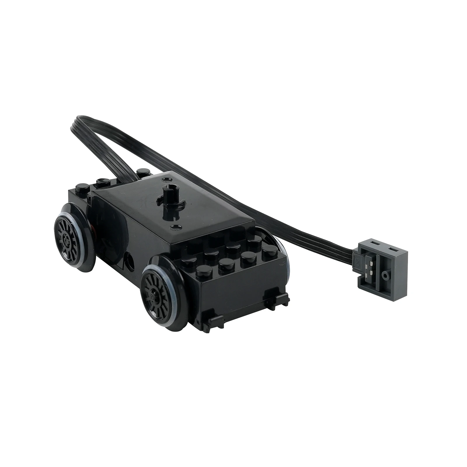 أجزاء بنة تكنولوجيا محرك قطار السكك الحديدية مع جهاز التحكم عن بعد بالأشعة تحت الحمراء لعبة مجسمة لعبة الطوب MOC ملحقات معدلة #4