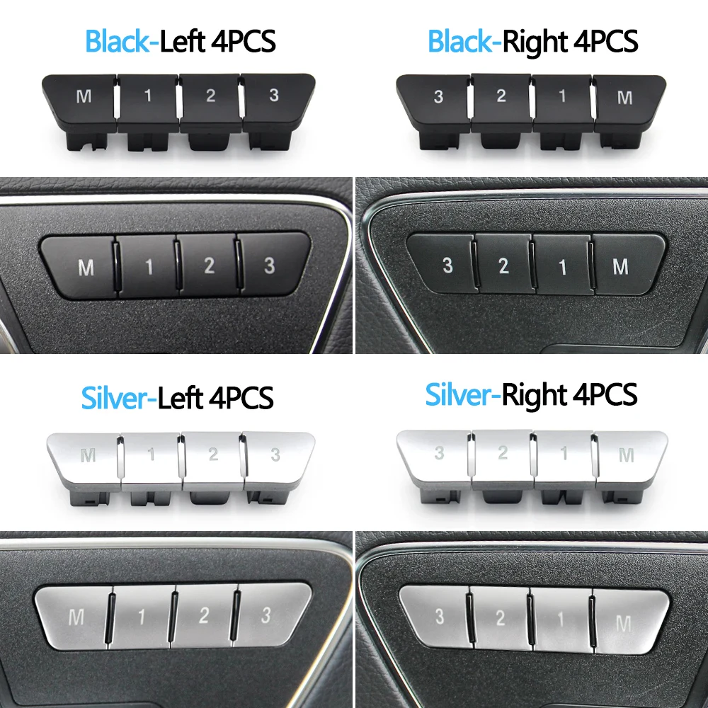 Car Front Seat Adjust Memory Switch Button For Benz A B C E Class ML GL GLE GLK GLA CLA W176 W246 W204 W212 W166 W156 W117 W218