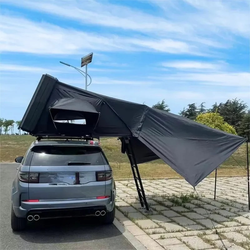 Outdoor SUV Self-driving Tour Car Camping Vehicle Tent Fully Automatic Side Flip Roof Tent Hard Shell Off-road Pickup